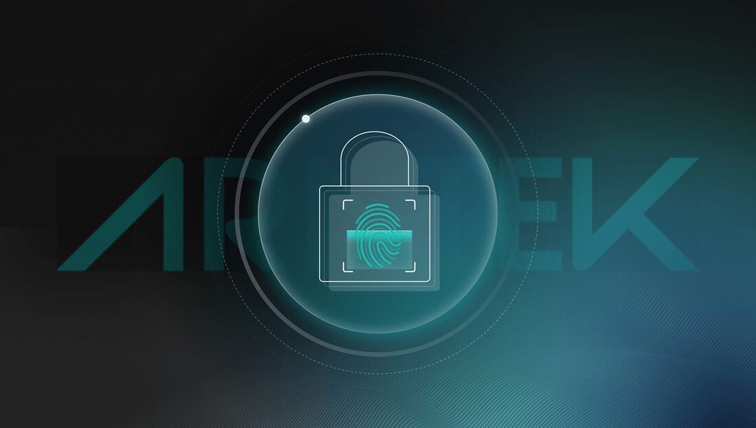 Aratek biometrics website by Psychoactive Studios