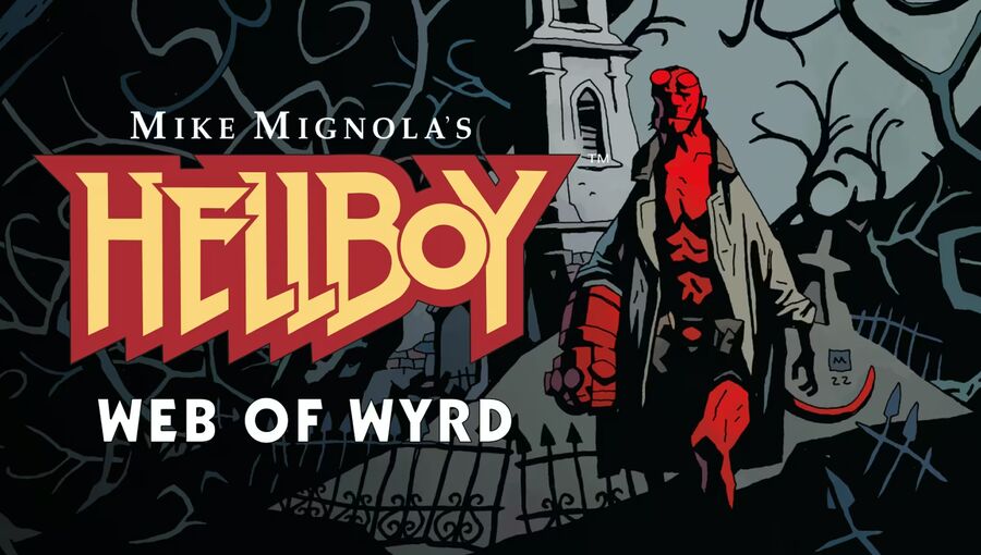 Hellboy: Web of Wyrd game-launch site by Psychoactive Studios